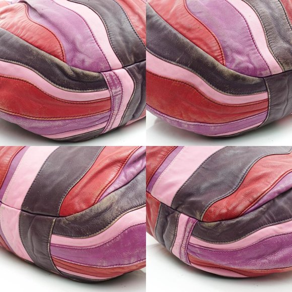 Auth Prada Hand Bag Leather Multi Color - Picture 14 of 15